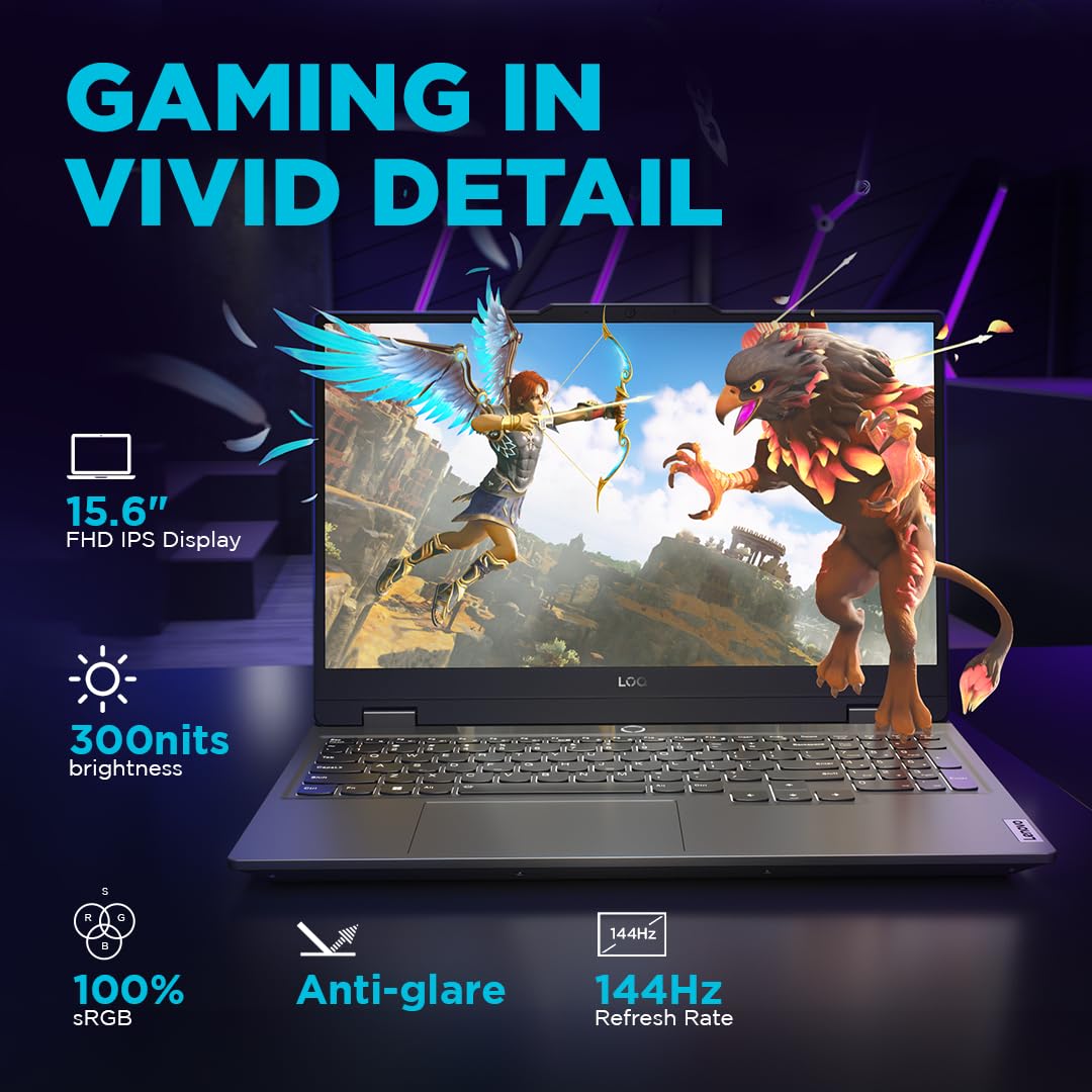 LENOVO Gaming Laptop 83JC00EEIN, - Image 4