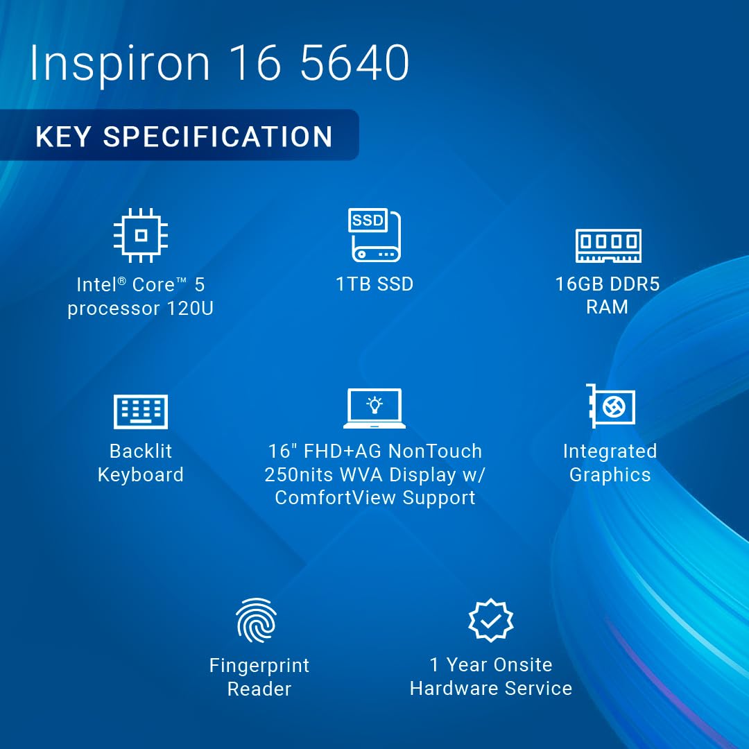 Dell Laptop Inspiron 5640 - Image 3