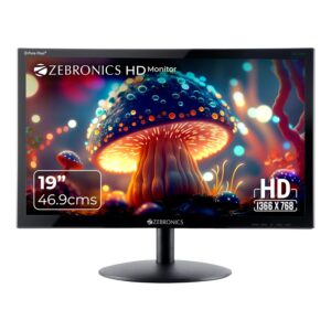 ZEBRONICS Monitor Zeb-GV19Hd 18.5 Inch (46.99 Cm) Led Monitor