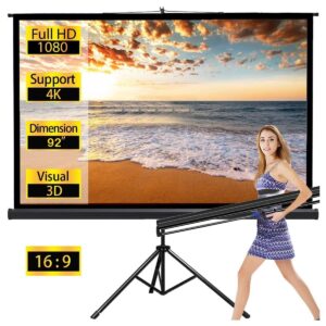 Tripod Stand Projector Screen (6 Ft. (Width) x 4 Ft.