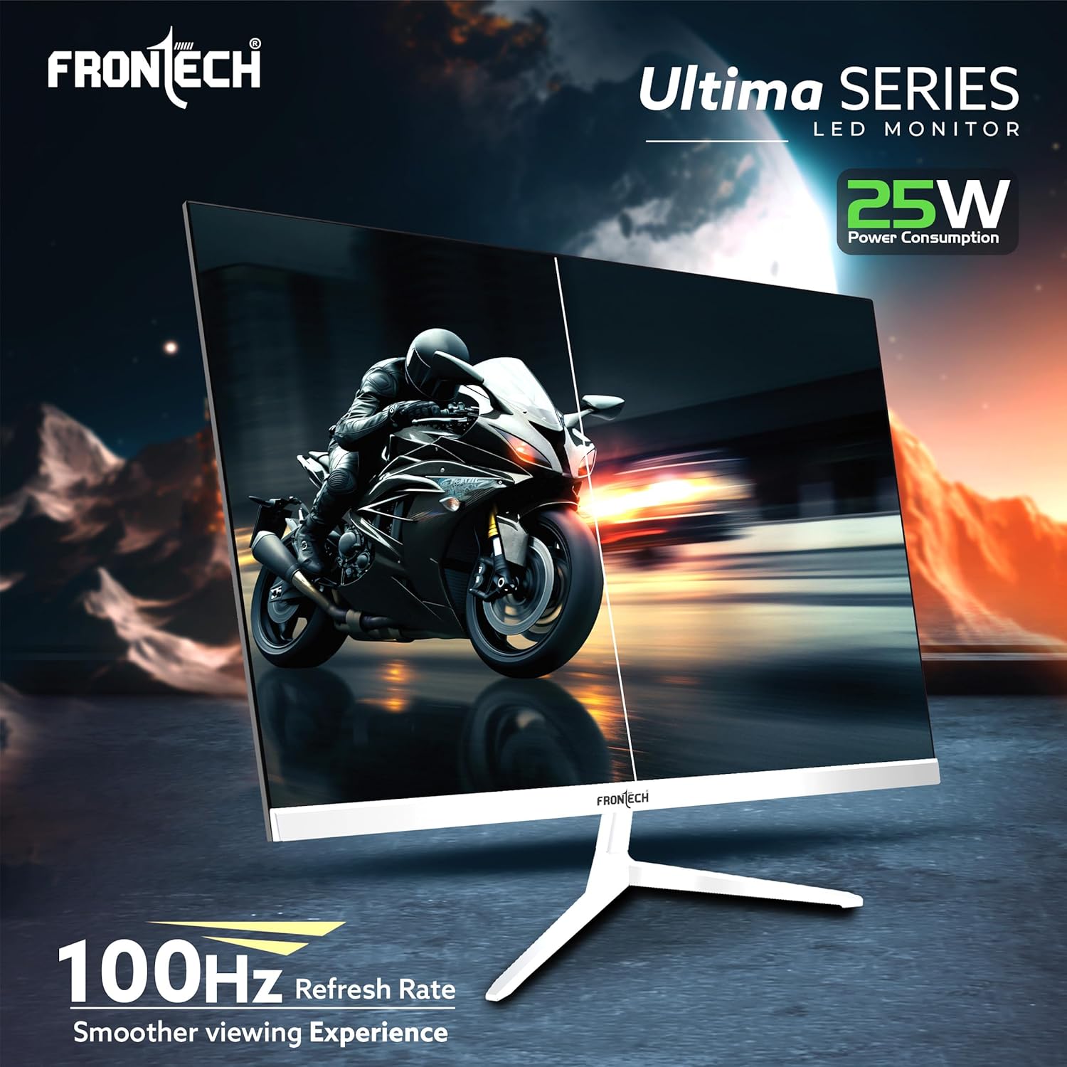 FRONTECH 22 Inch (54.48 cm) with 1920x1080 Pixels LED Monitor - Image 5