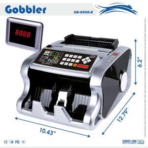 GOBBLER GB-8888-E Mix Note Value Counting Business-Grade Machine