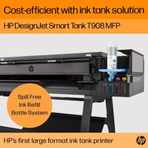HP DESIGNJET SMART TANK T908 - 36 INCH MULTIFUNCTION PLOTTER PRINTER