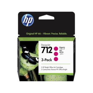 HP 712 3-pack 29-ml Magenta DesignJet Ink Cartridge