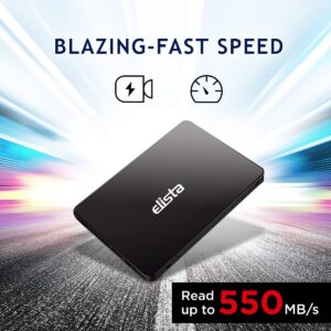 Elista SPEEDX 2.5" 256 GB Internal Solid State Drive/SSD with SATA III Interface,6Gb