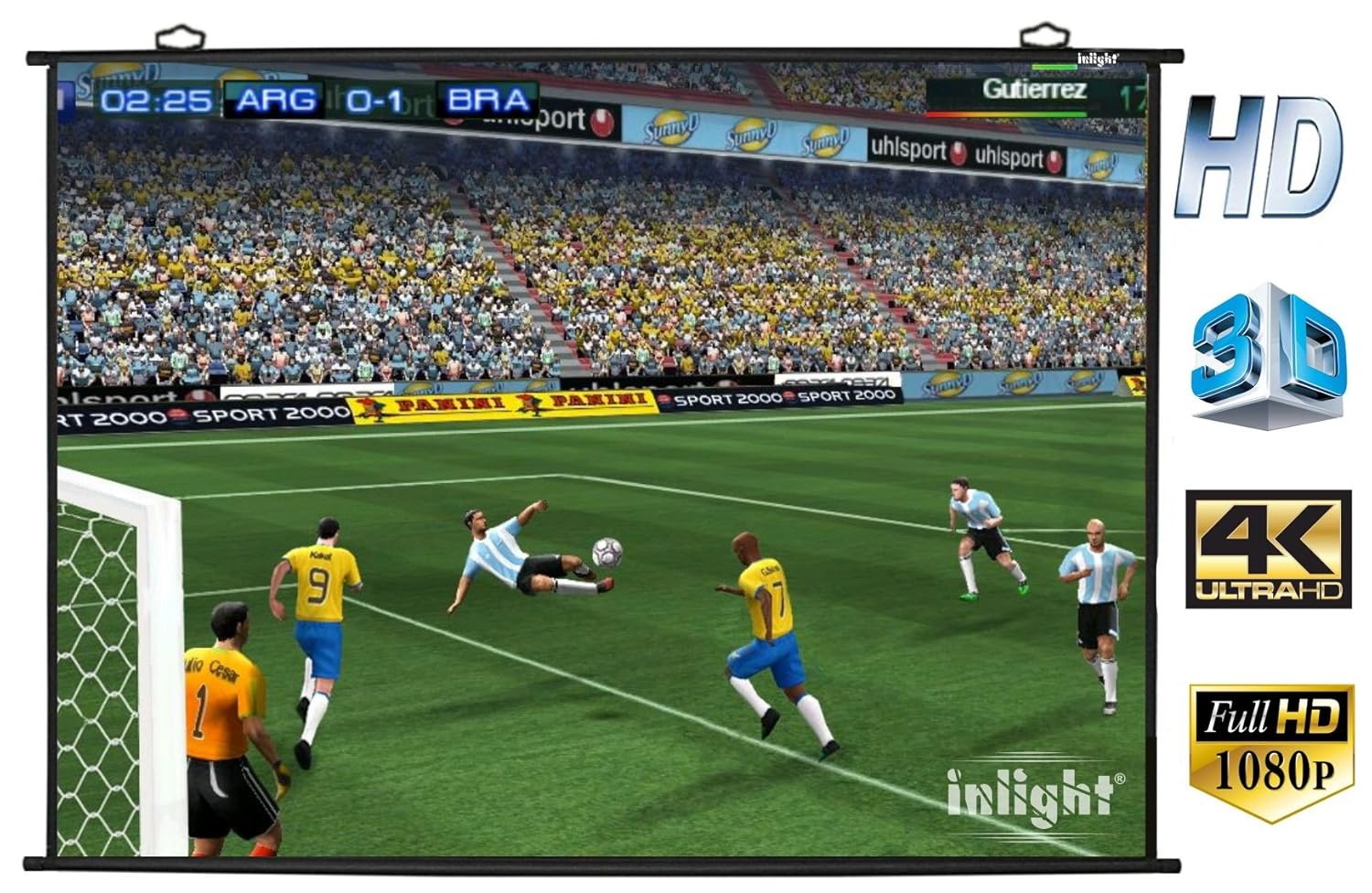 Map Type Projector Screen, 6 W x 4 H - Image 3