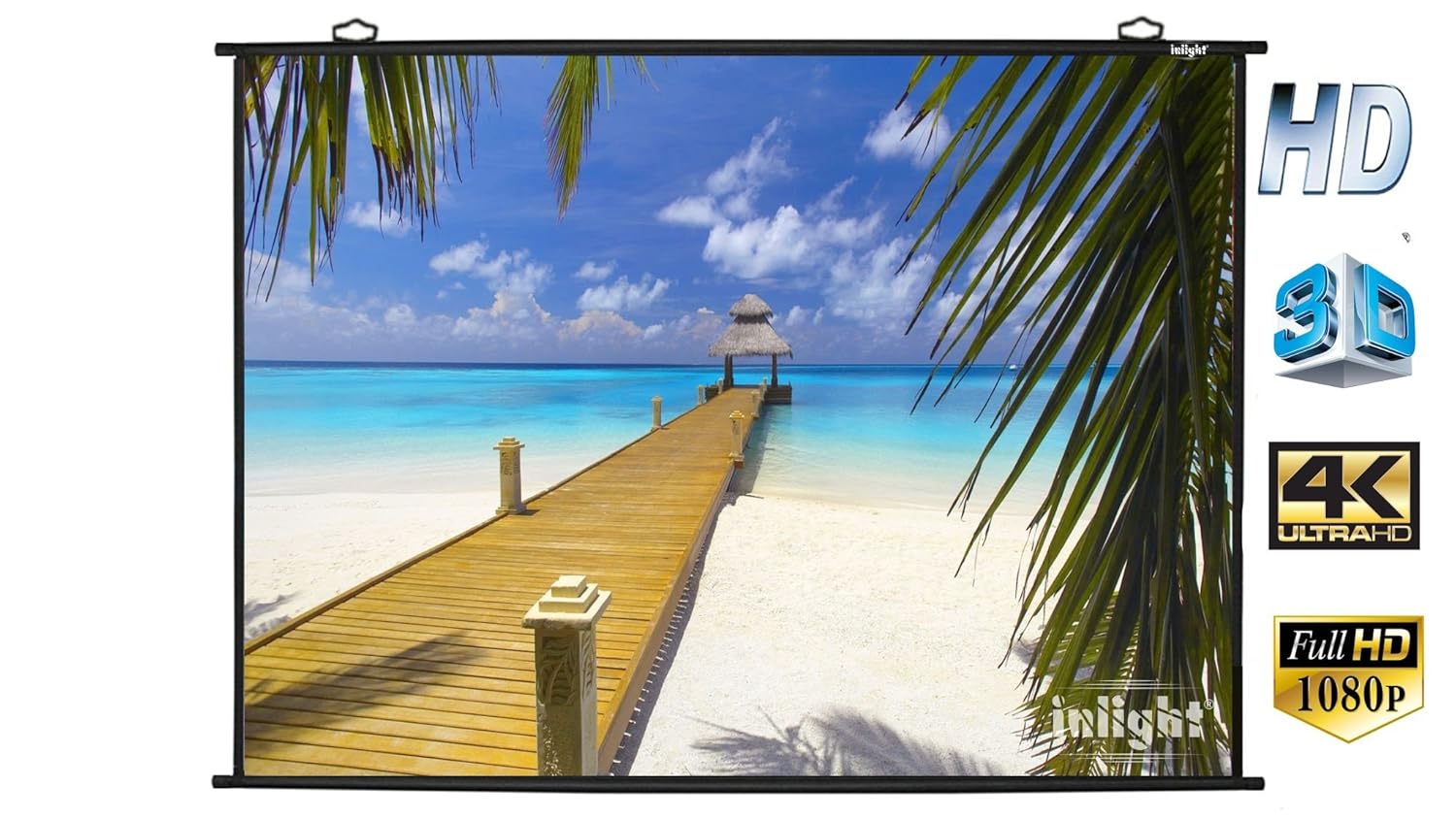 Map Type Projector Screen, 6 W x 4 H - Image 4